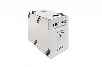 LAN kábel AMIKO CAT5E, FTP, PVC, Box - 305m