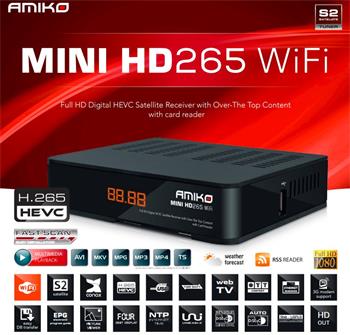 AMIKO MINI HD265 WIFI - (HEVC - H.265)