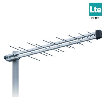 Anténa terestriálna aktívna LTE filter Iskra P-28 GLT LTE800