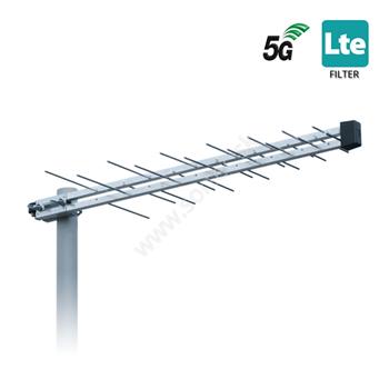 Anténa terestriálna pasívna LTE filter Iskra P-28 FLT7 H/V LTE700 5G