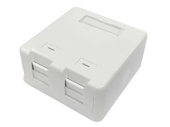 Box/krabica Lanview na omietku pre 2x keystone RJ45