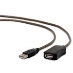 Gembird aktívny predlžovací kábel USB 2.0 (M-F), 10m