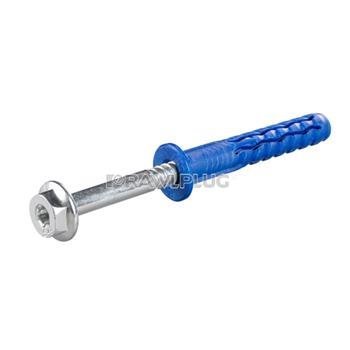 Hmoždinka rámová uzlovacia FF1 s krátkou rozp.zónou HEX13+TORX40, zinok biely 10x120 mm