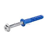 Hmoždinka rámová uzlovacia FF1 s krátkou rozp.zónou HEX13+TORX40, zinok biely 10x50 mm