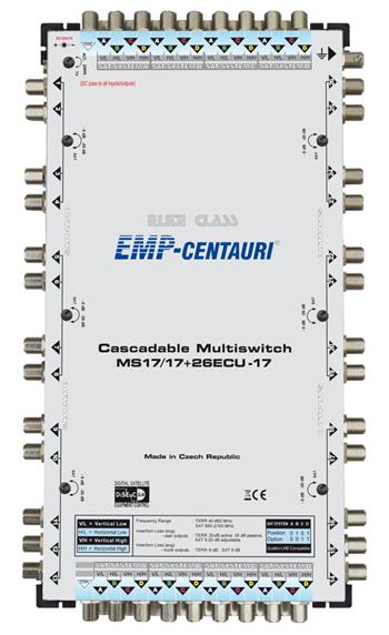Kaskádový multiprepínač EMP-Centauri MS17/17+26ECU-17