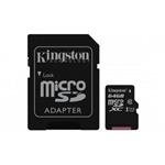 Kingston 128GB microSDXC Canvas Select Plus Class 10 + adaptér