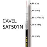 Koaxiálny kábel CAVEL SAT501N, PVC, 5mm