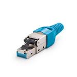 Konektor RJ45 beznástrojový tienený Cat5e, 6, 6a, 7, 7A