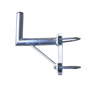 Konzola stožiarová STV250/200-42GZ, 2x vinkel so vzperou, rozteč dier 100 mm