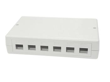 Krabica pre povrchovú montáž pre 6/12 x RJ45 jack