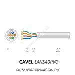 LAN kábel CAVEL 540, Cat5e, PVC, UTP, predaj na metre