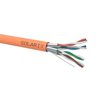 LAN kábel SOLARIX Cat6A, STP(U-FTP), LSOH, B2ca,s1,d1,a1, predaj na metre