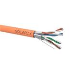 LAN kábel SOLARIX Cat6A, STP(U-FTP), LSOH, B2ca,s1,d1,a1, predaj na metre