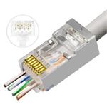 Lanview RJ45 krimplovací konektor Cat6, STP Easy-Connect