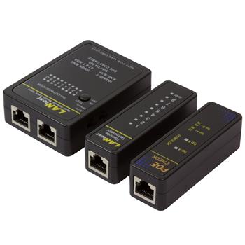 LogiLink WZ0015P tester sieťových káblov RJ11, RJ12, RJ45, BNC a PoE