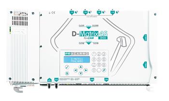 Micro headend FRACARRO D-Matrix 4 S EVO, 4xDVB-S/S2 - 4xDVB-T/C, 2xCI
