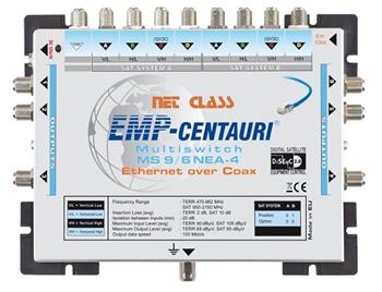 Multiprepínač EoC Ethernet EMP-Centauri MS9/6NEU-4