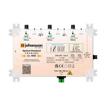 Optický vysielač Johansson 4003, 1310/1330/1550nm/9dBm