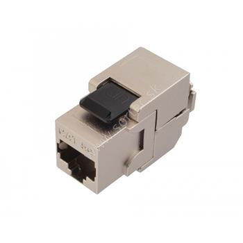 Samoinštalačný keystone SOLARIX Cat5E STP RJ45, SXKJ-5E-STP-BK-SA