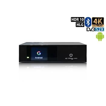 Satelitný 4K prijímač DVB-S/S2 AB IPBox ONE (1x DVB-S2X+Android)