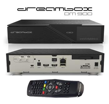 Satelitný 4K prijímač DVB-S2/C/T2 Dreambox DM 900 UHD Triple Tuner