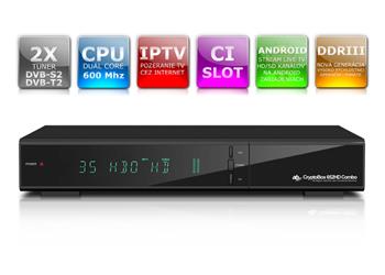 Satelitný prijímač DVB-S/S2/T/T2 AB Cryptobox 652HD Combo CI slot