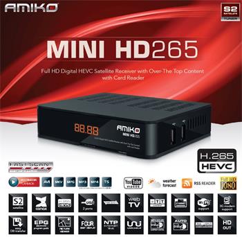 Satellite receiver DVB-S/S2 Amiko Mini HD265