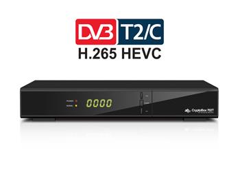 Terestriálny / Káblový prijímač DVB-T/T2/C AB Cryptobox 702T H.265(HEVC)