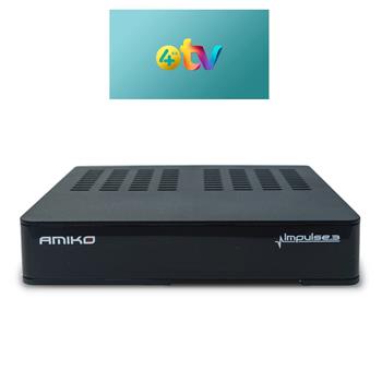 Terestriálny prijímač DVB-T/T2 Amiko Impulse 3 H.265 k službe 4KA TV