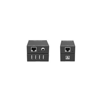 Vivolink USB 4-Port Extender kit cez ethernetový kábel
