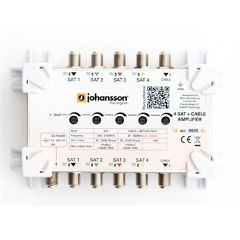 Zosilňovač Johansson 9935F 4xSAT a 1xTERR